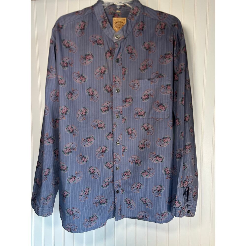 WAH Maker Yuma, Arizona Frontier Clothing Button Up Dress Shirt Size XL USA